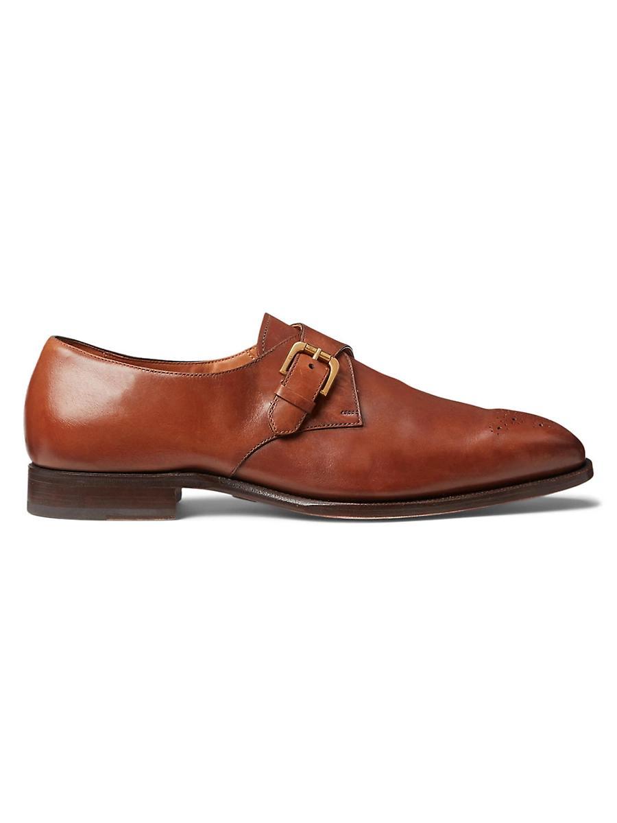 Mens Darnell II Leather Monk-Strap Loafers Product Image