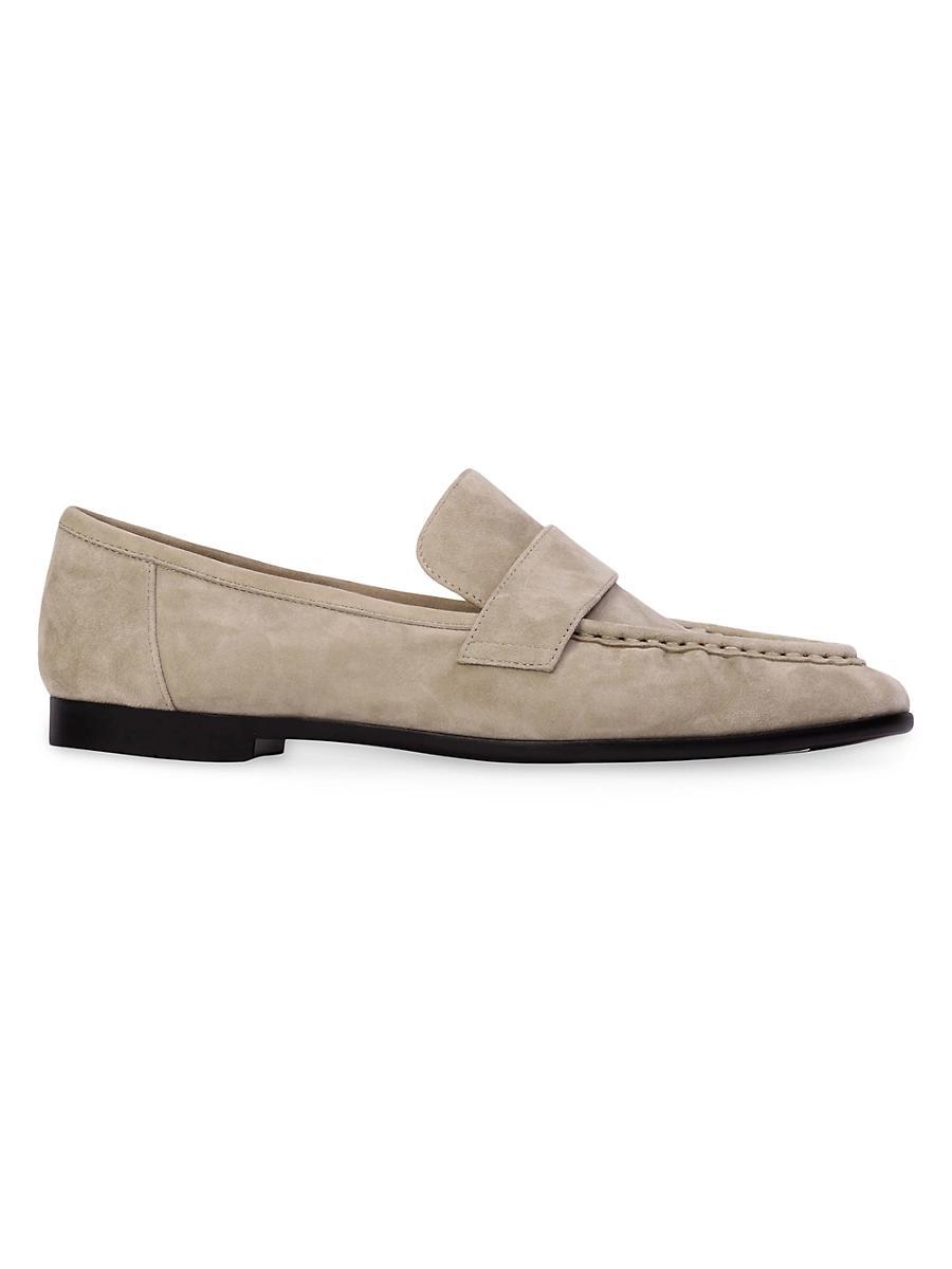 Black Suede Studio Womens Classic Loafer Flats Product Image