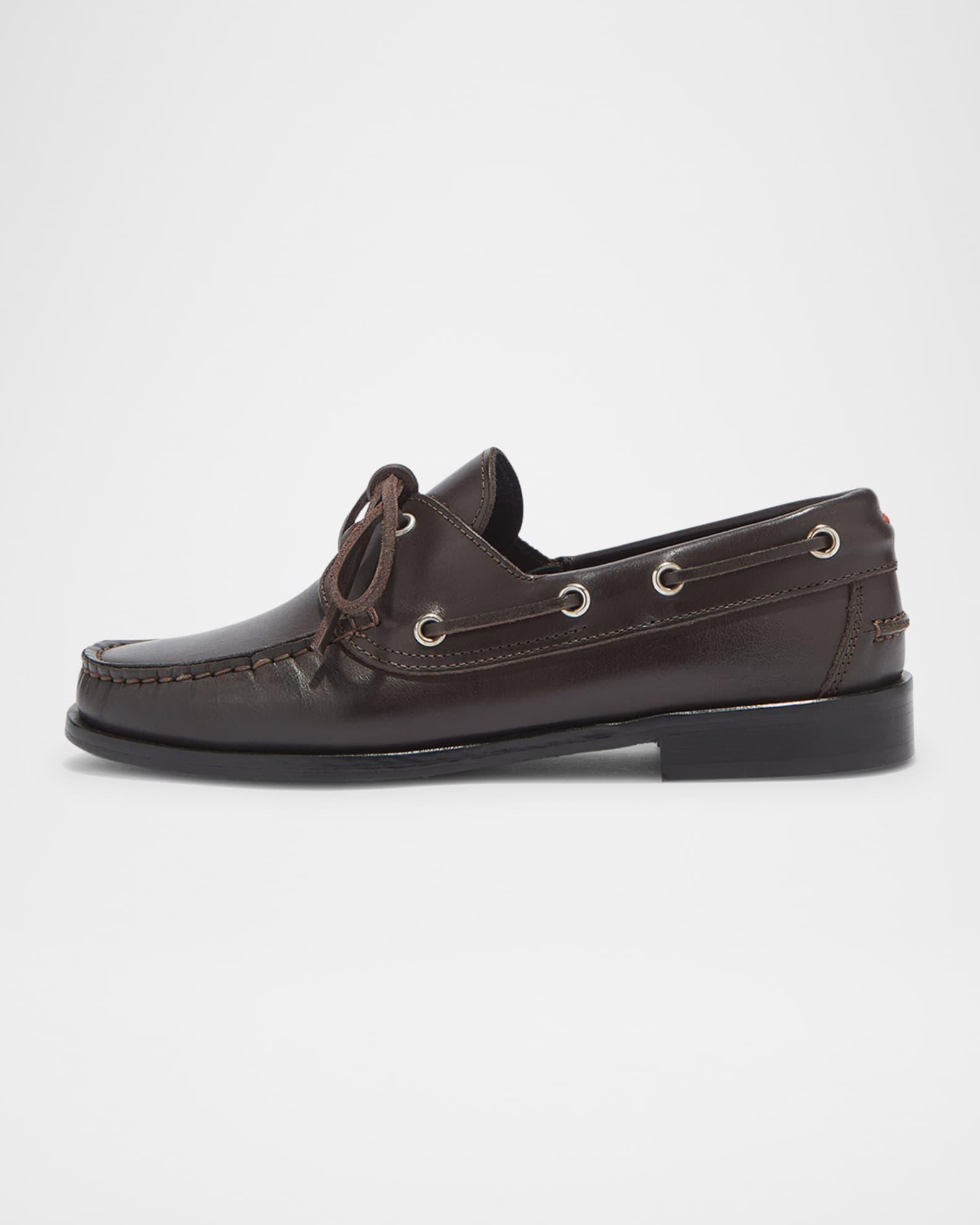 Harris Calfskin Lace-Up Loafers Product Image