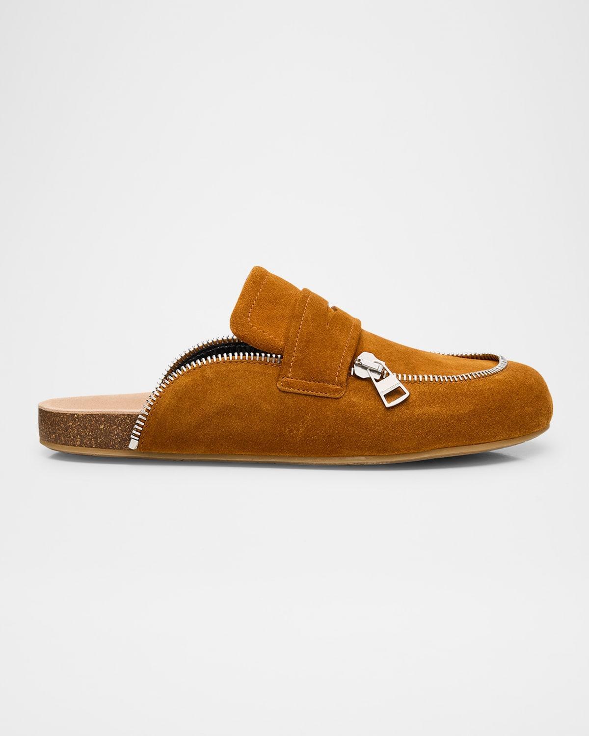 Mens Suede Biker Loafers Product Image