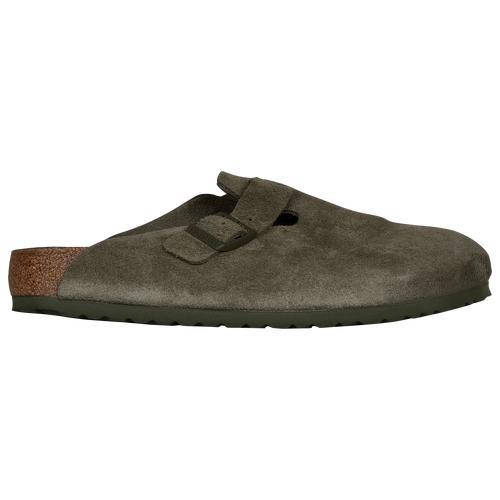 Birkenstock Mens Boston Suede Slide-On Soft Footbed Clogs Product Image