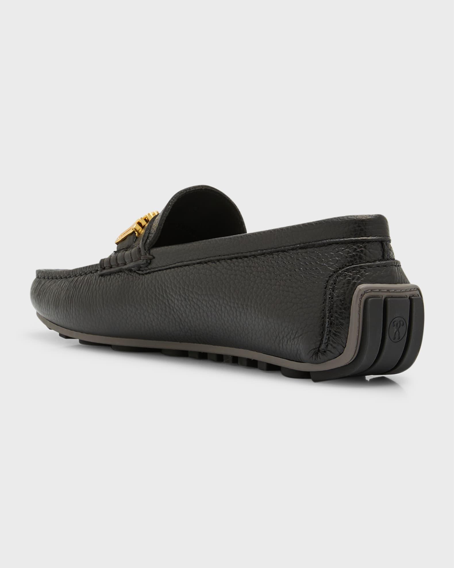 Men's Logo Leather Drivers Product Image