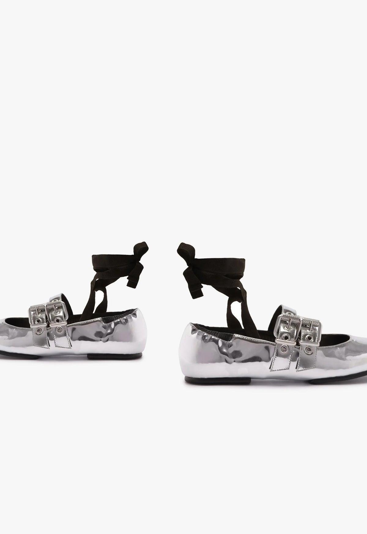 Raika Specchio Leather Flat Female Product Image