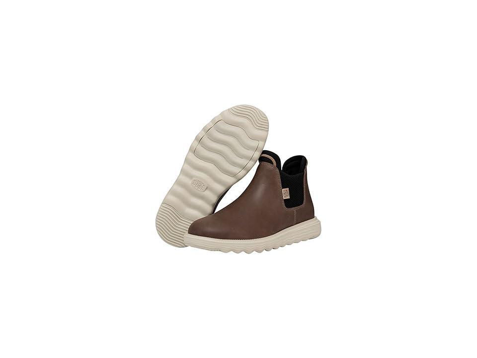 Hey Dude Branson Craft Leather Boot (Coffee) Women's Shoes Product Image