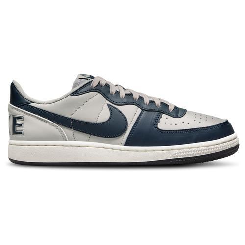 Nike Mens Nike Terminator Low - Mens Basketball Shoes Grey/Navy Product Image