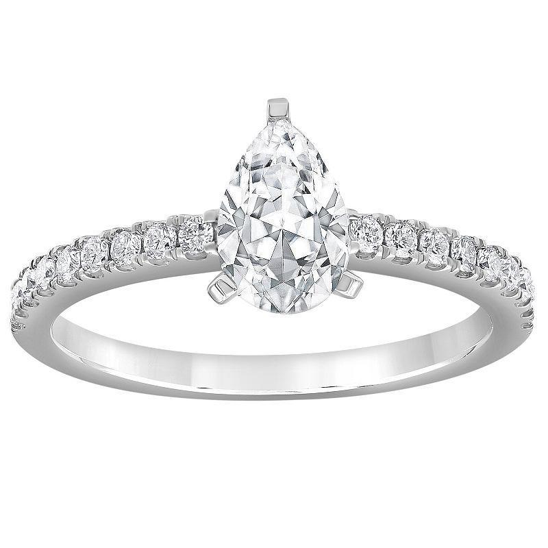 Evolv 14k White Gold 1 Carat T.W. Lab-Grown Diamond Engagement Ring, Women's, Size: 7 Product Image
