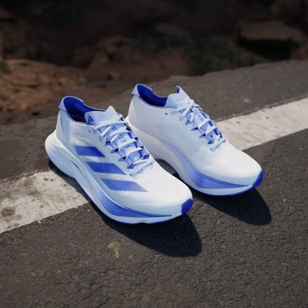 adidas Adizero Boston 12 Shoes Cloud White 7.5 Womens Product Image