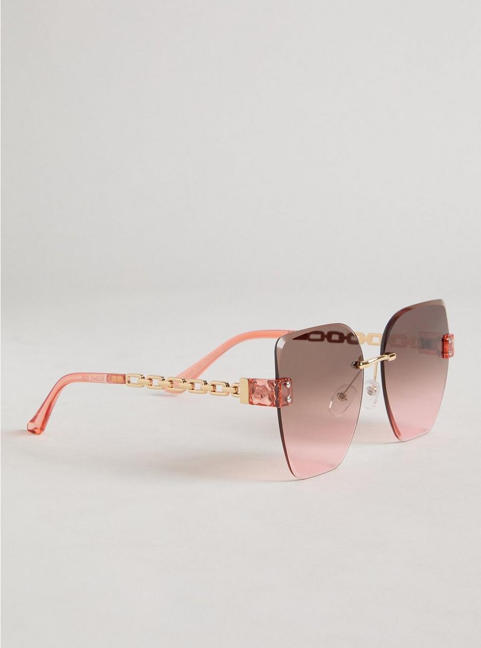 Mens Cortez Metal Rectangle Sunglasses Product Image