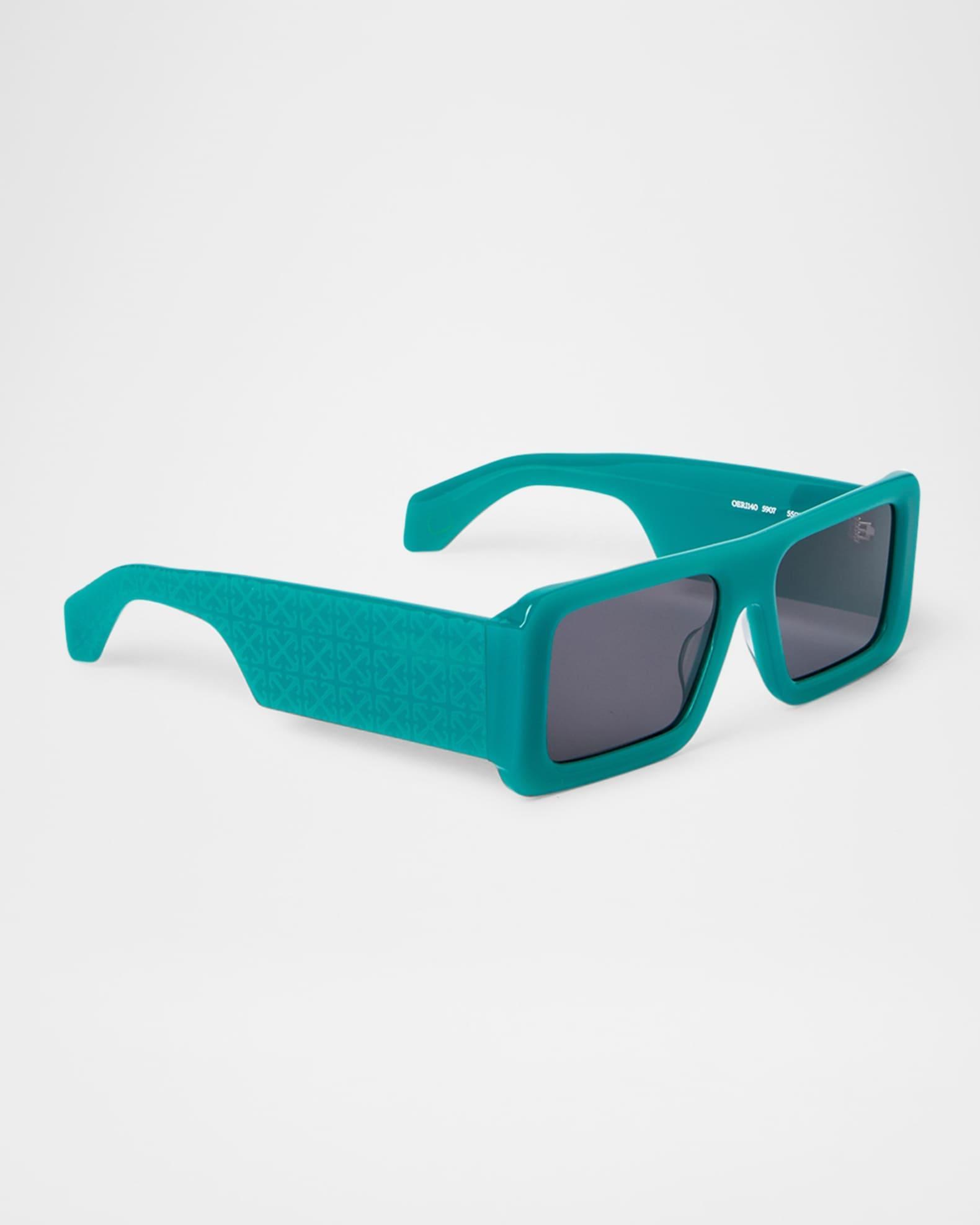 Mens Troy Acetate Rectangle Sunglasses Product Image