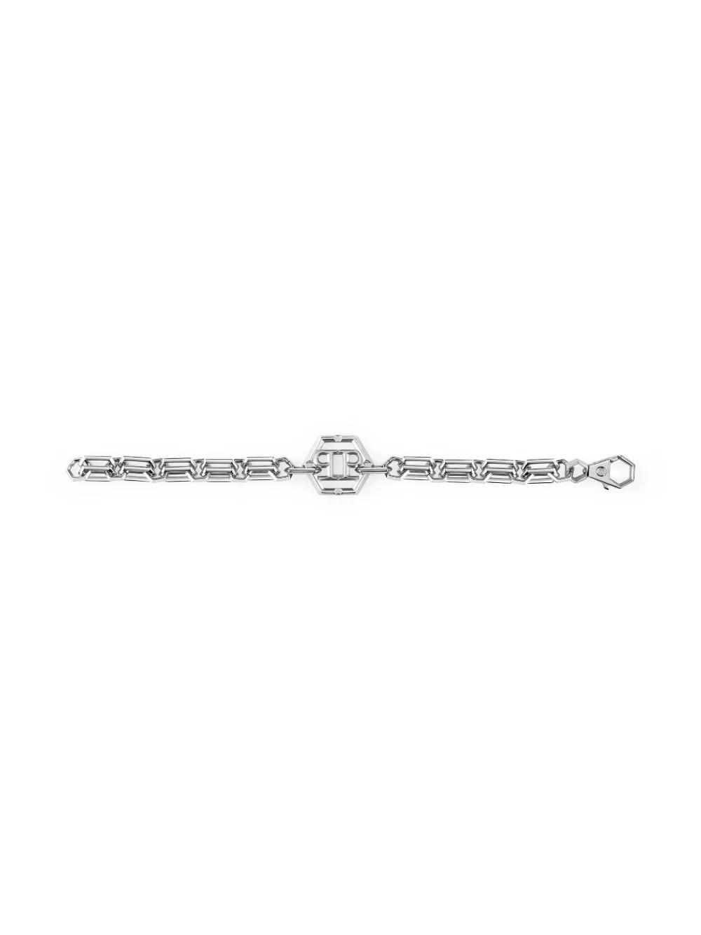 Womens Cassandre Belt with Square Buckle in Grained Leather Product Image