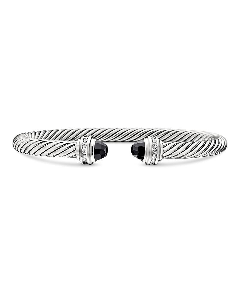 David Yurman Cable Classics Bracelet with Black Onyx & Diamonds Product Image