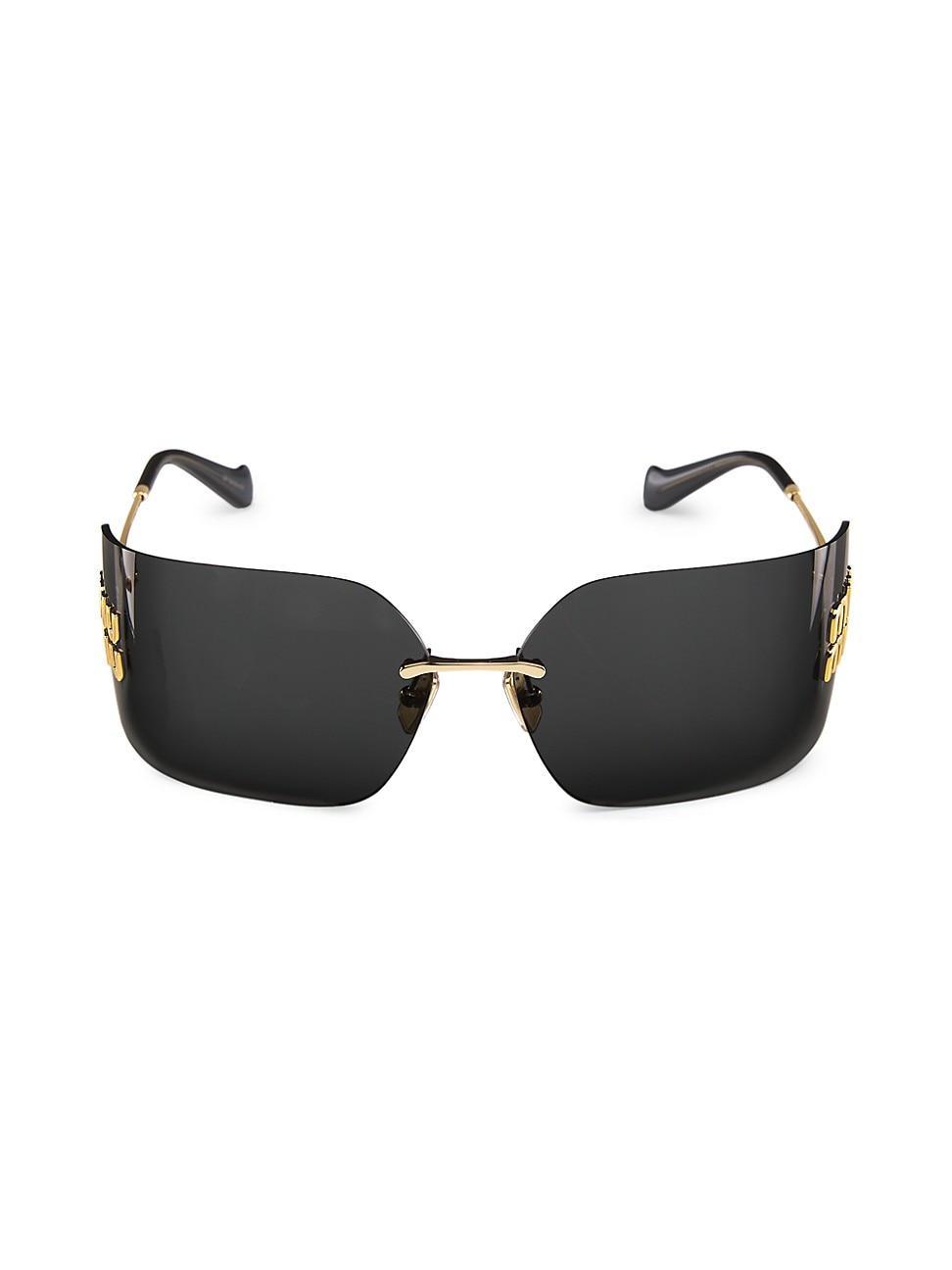 MU 54YS 80 Rimless Titanium Wrap Sunglasses Product Image