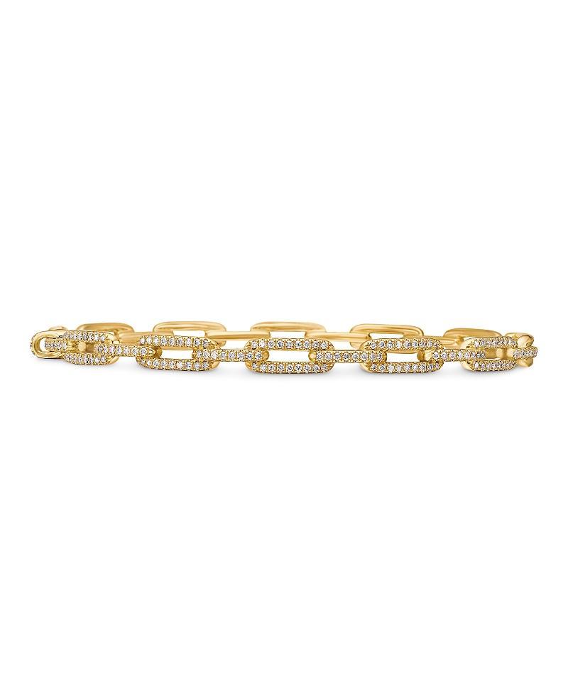 Womens Stax Chain Link Bracelet in 18K Yellow Gold Product Image
