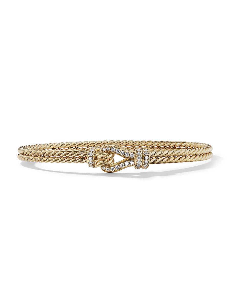 Womens X Cablespira Station Bracelet in 18K Yellow Gold Product Image