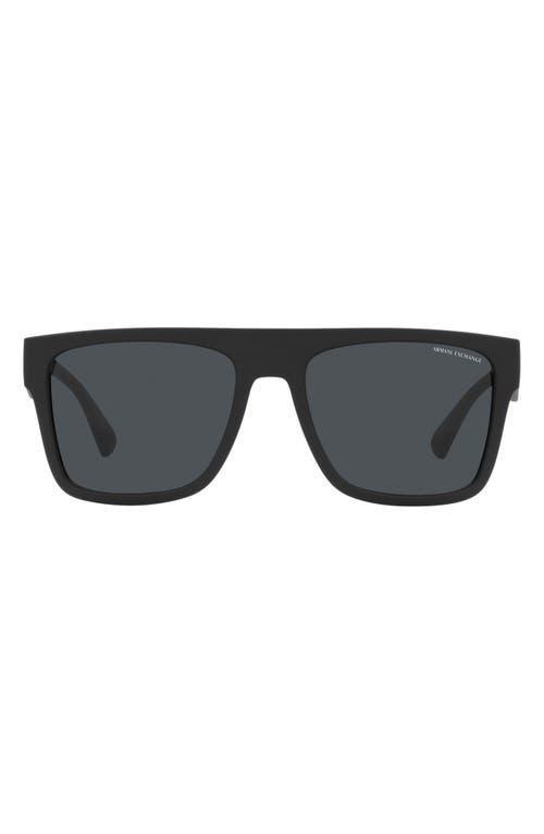 Mens Armani Exchange AX4113S Rectangle 55mm Sunglasses Product Image