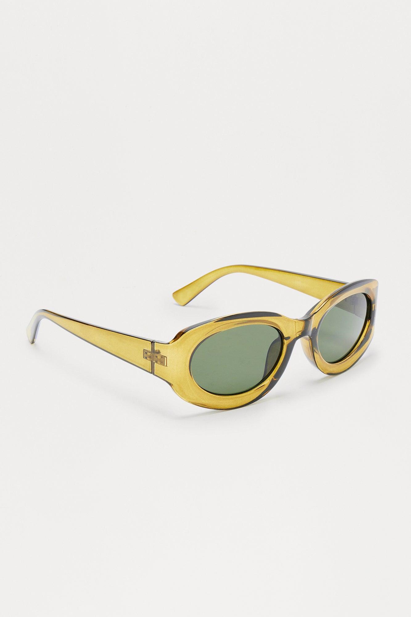Right Through Me Sunglasses - Green Male Product Image