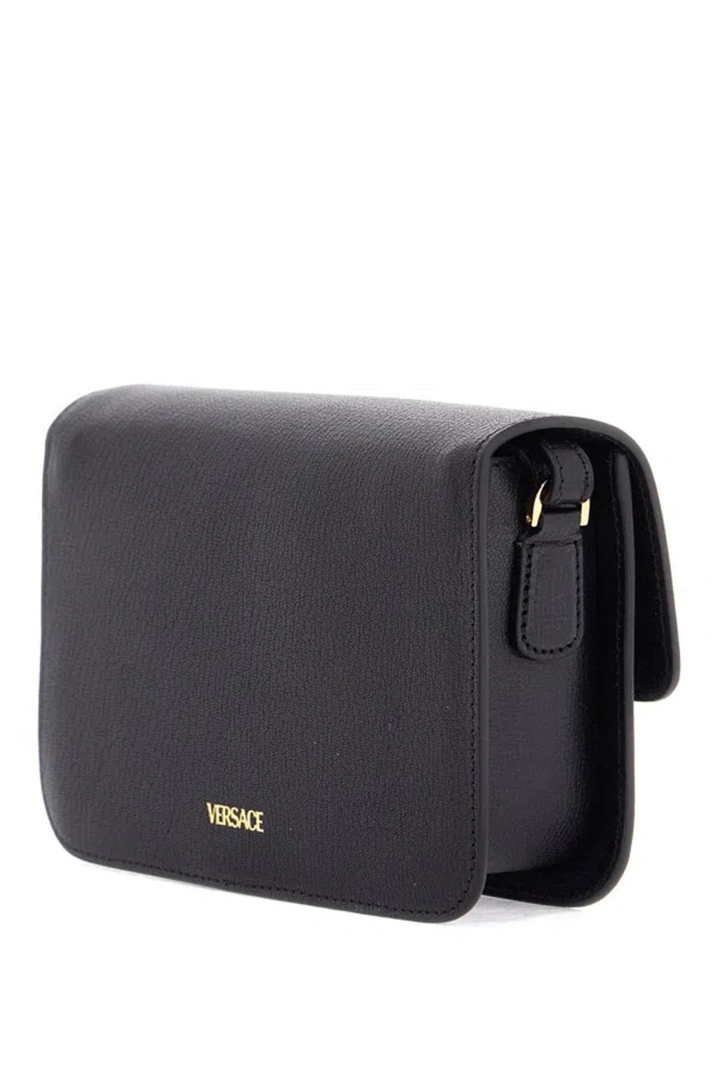 VERSACE Medusa Biggie Messenger Bag In Black Product Image