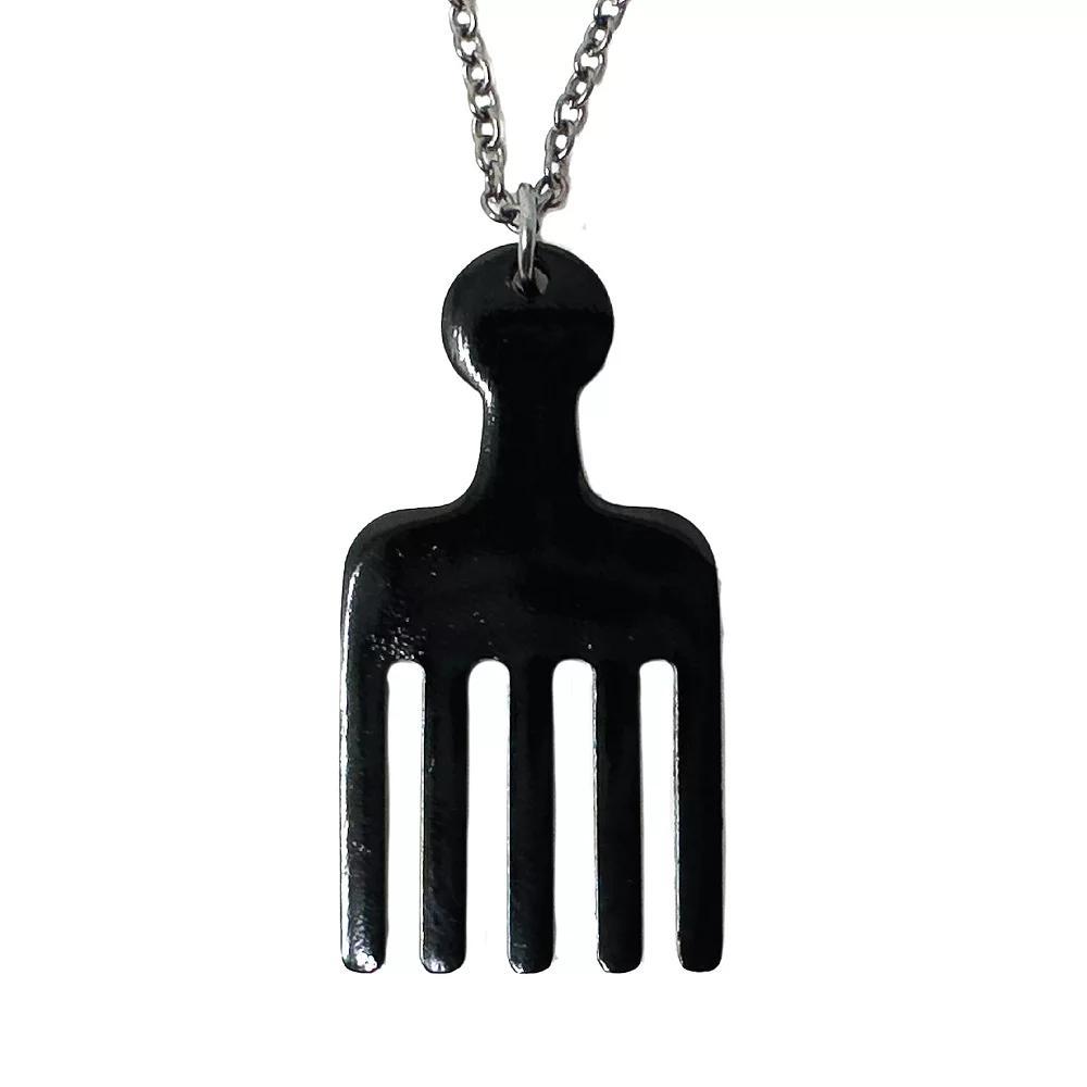 Legendary Rootz Pick Necklace, Womens, Black Product Image