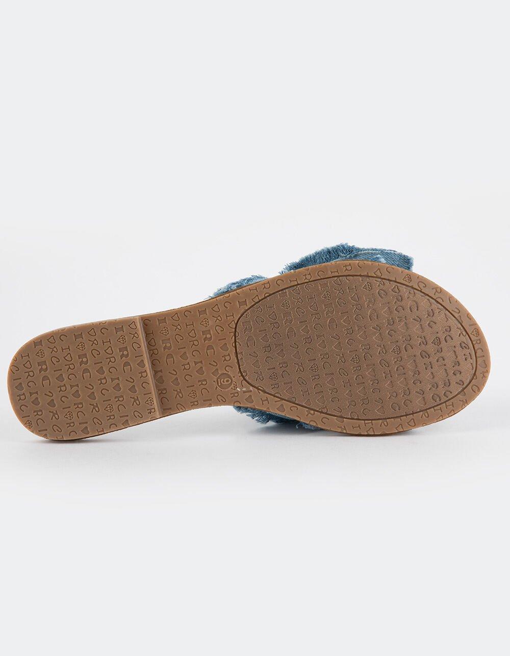 ROCK & CANDY Laze Bow Womens Sandals - BLUE DENIM Product Image