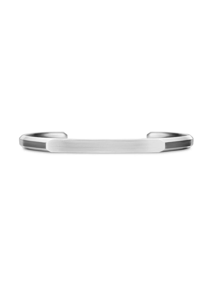 Mens Streamline Narrow Cuff Bracelet Product Image