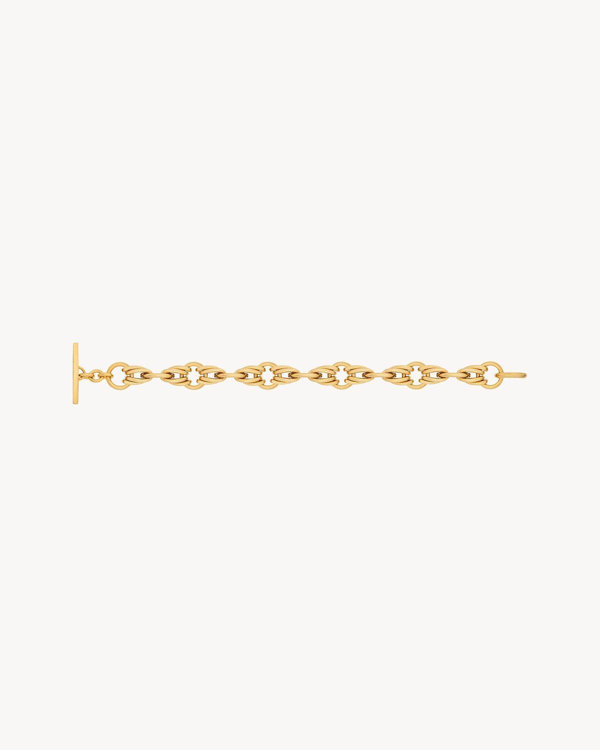 rope chain bracelet in metal | Saint Laurent | YSL.com Product Image