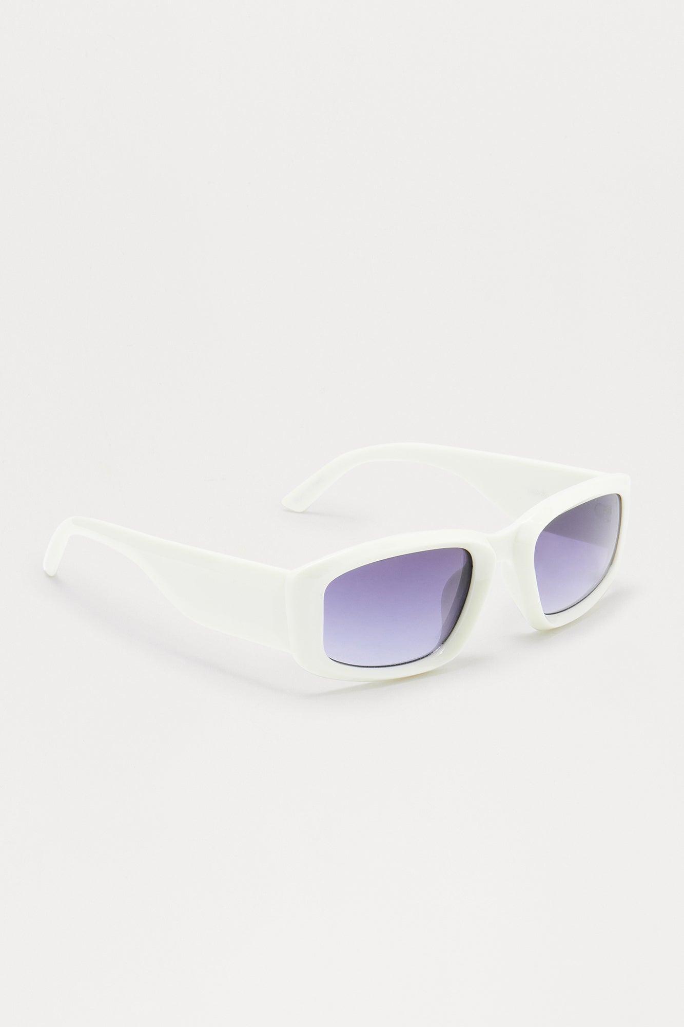Puffed Up Sunglasses - White Male Product Image