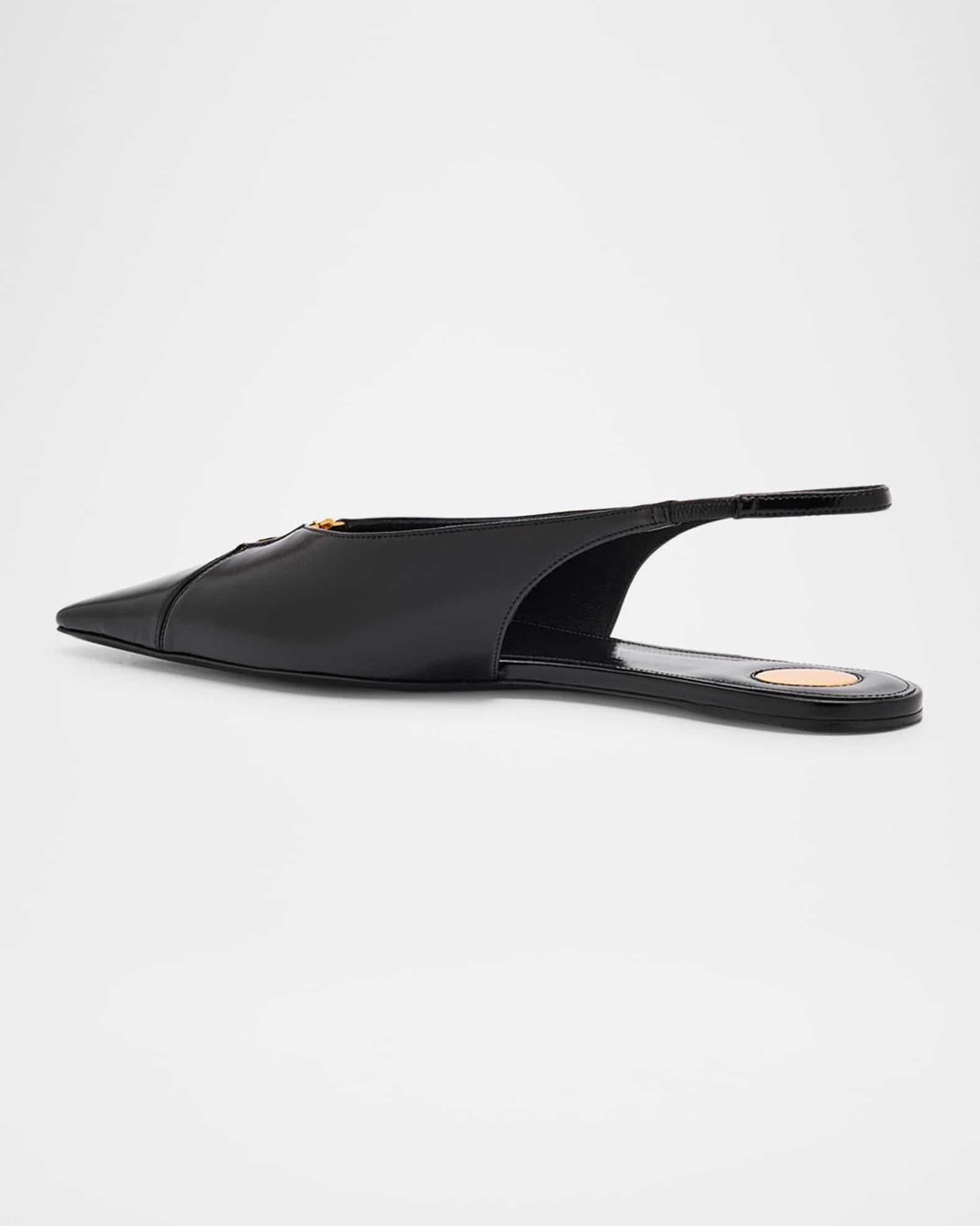 Babylone Leather YSL Slingback Ballerina Flats Product Image