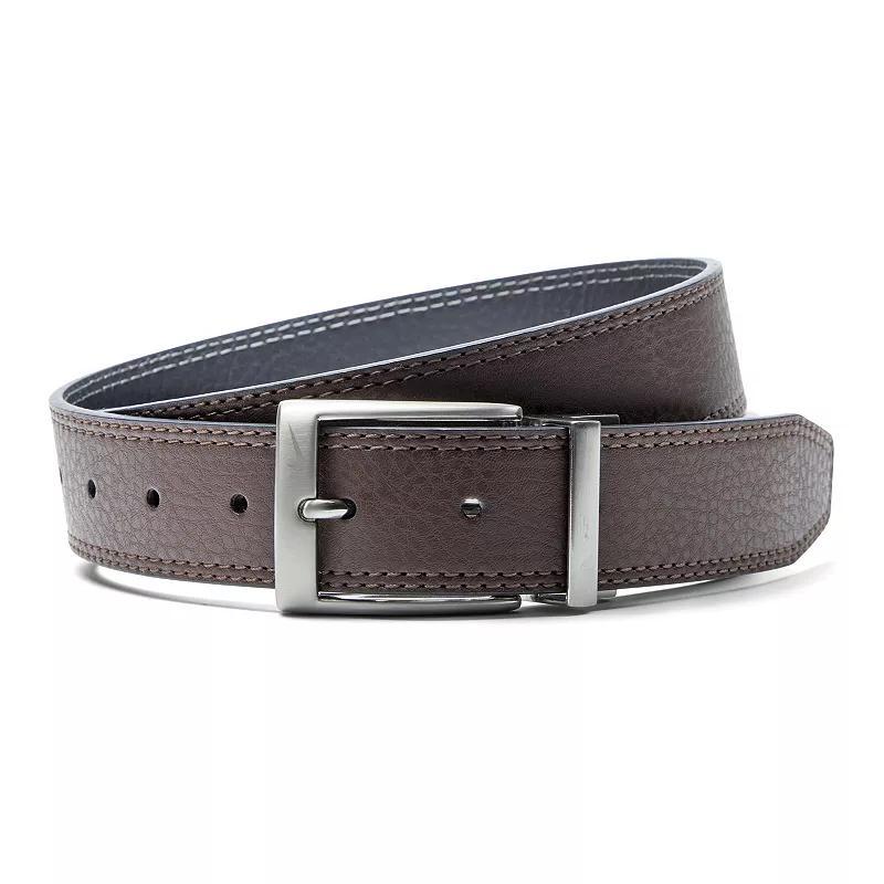Men's Nike Double Row Stitch Reversible Belt, Size: Large, Brown Product Image