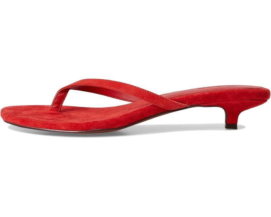 Women's Madewell Tamia Heeled Thong Sandals - Suede Product Image