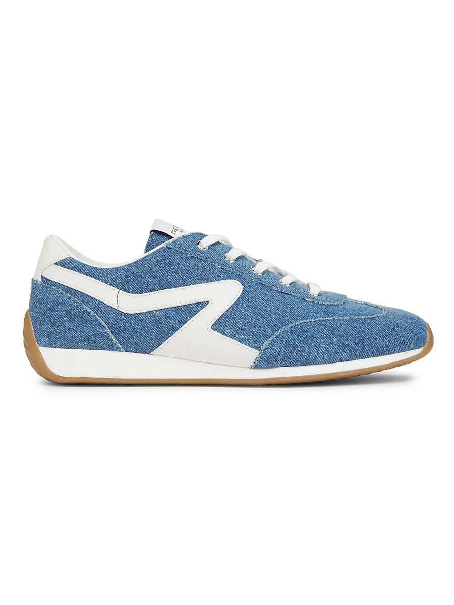 Womens Retro Slim Denim Running Sneakers Product Image