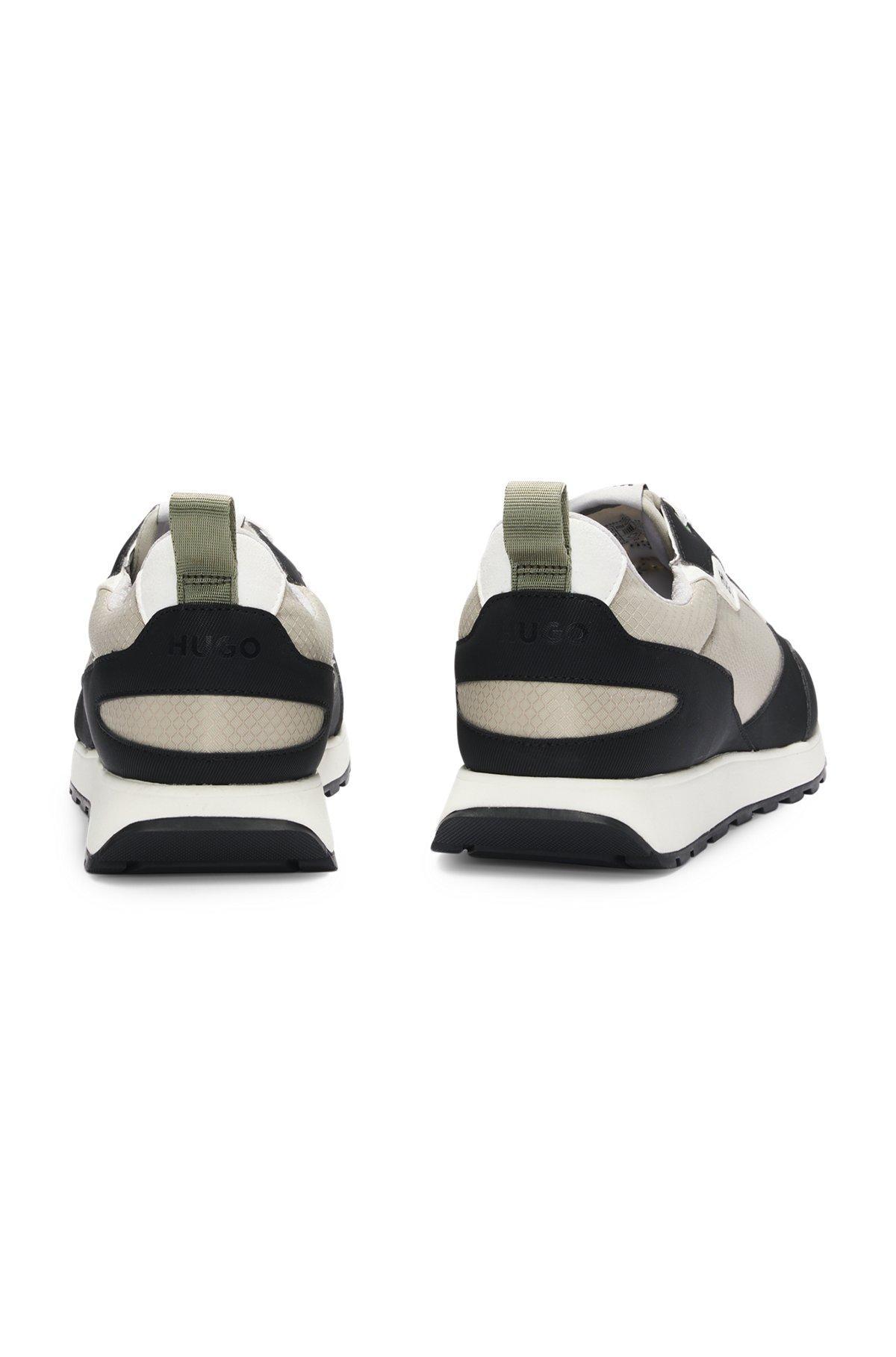 Mixed-material trainers with ripstop and faux leather Product Image