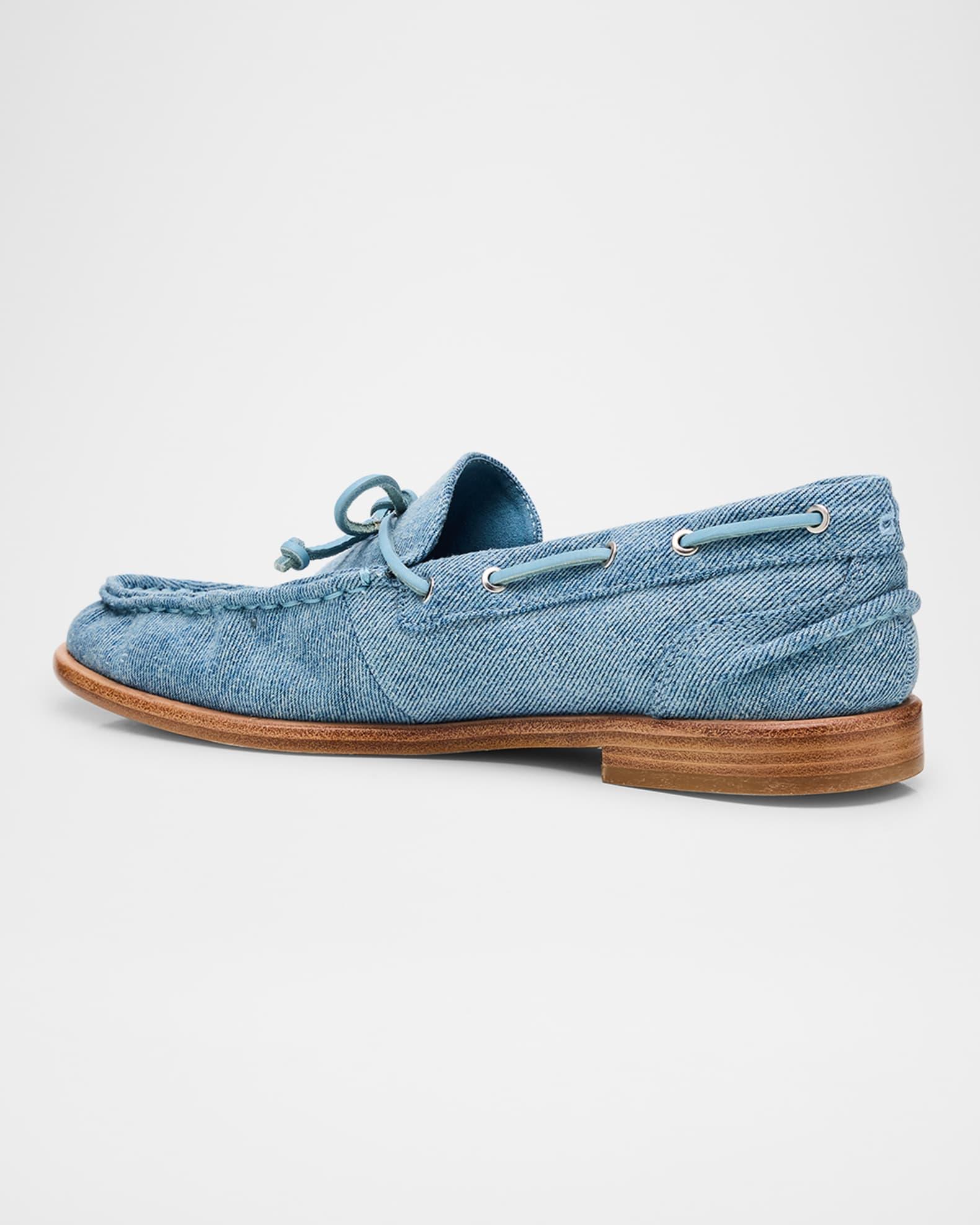 Carter Denim Boat Loafers Product Image