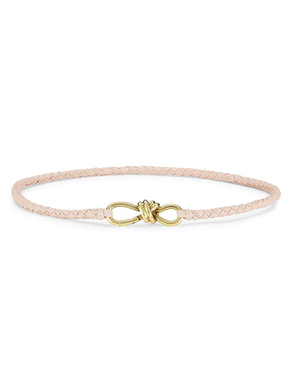 Intrecciato Braided Nappa Leather Belt Product Image
