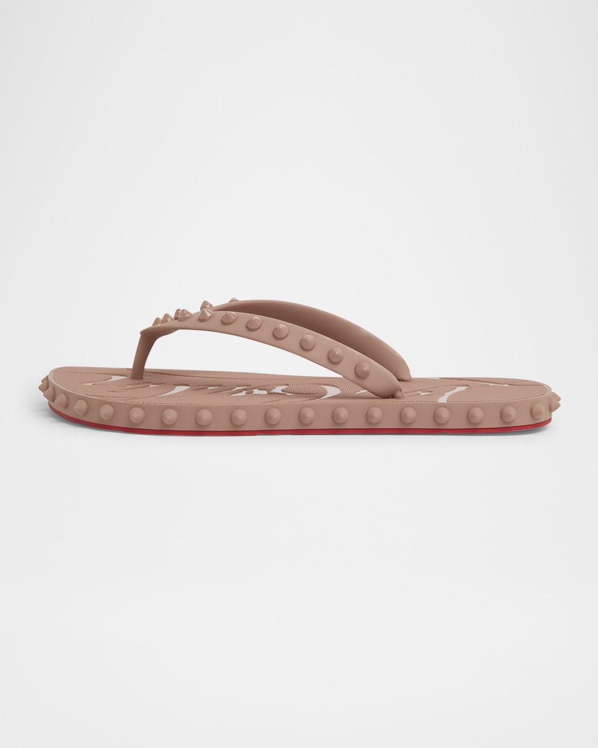 Loubi Donna Spike Red Sole Flip Flops Product Image
