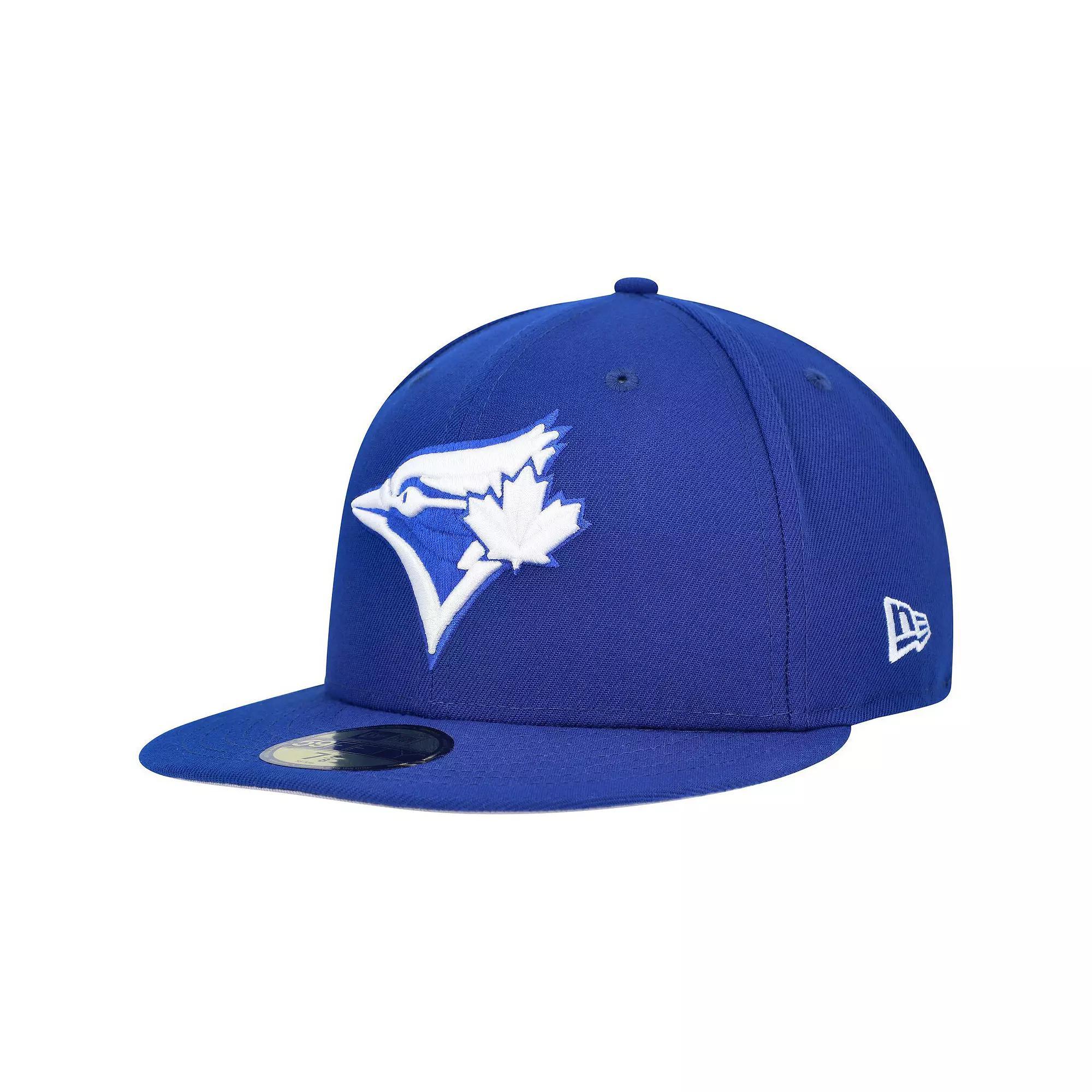Men's New Era Royal Toronto Blue Jays White Logo 59FIFTY Fitted Hat, Size: 8, Jay Blue Product Image