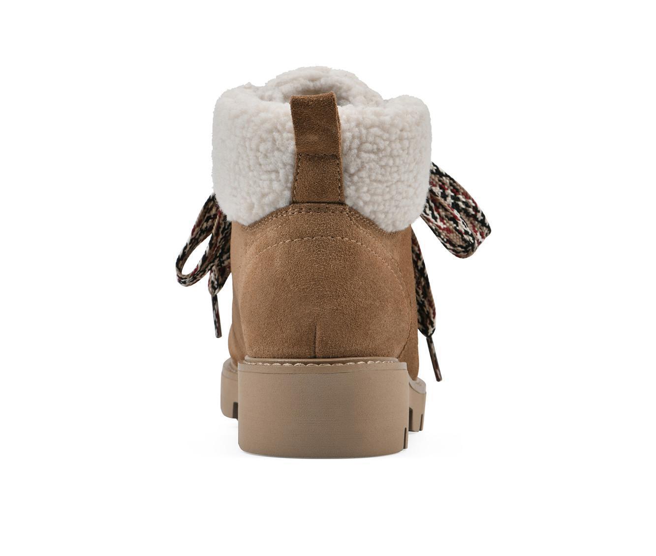 Women's White Mountain Gloving Lace Up Winter Booties Product Image