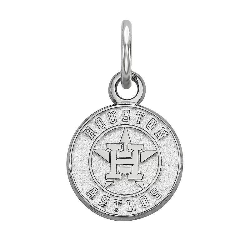 LogoArt Sterling Silver Houston Astros Pendant, Women's, Size: 15 mm Product Image