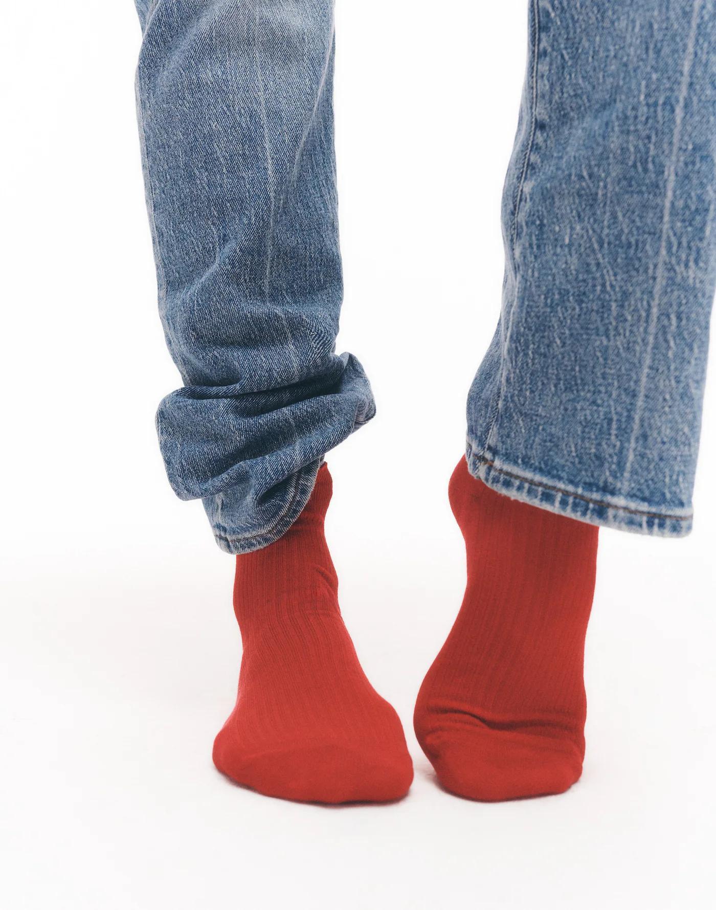 Two-Pack Semi-Sheer Ankle Socks Product Image