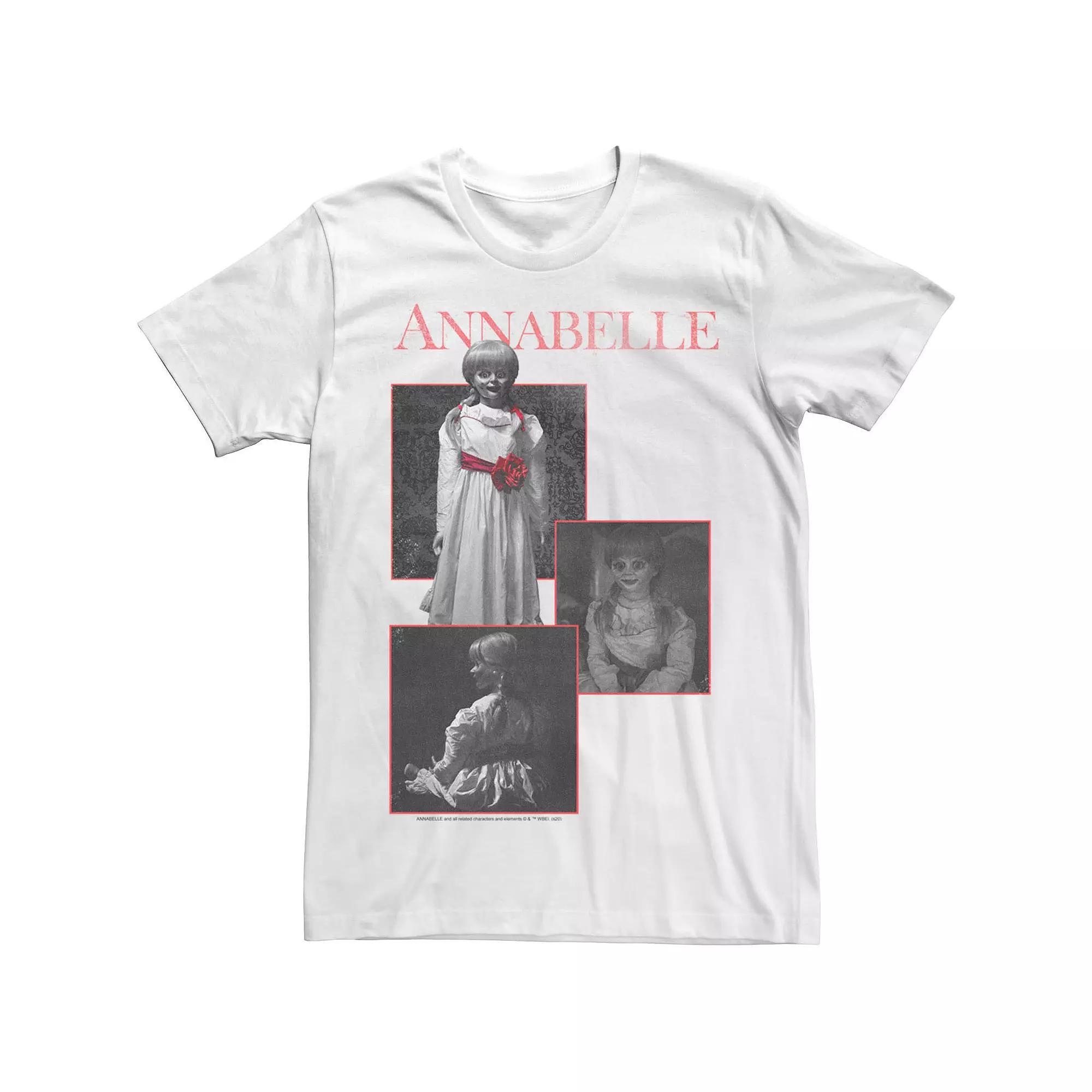 Men's Anabelle Collage Poster Tee, Size: Large, White Product Image