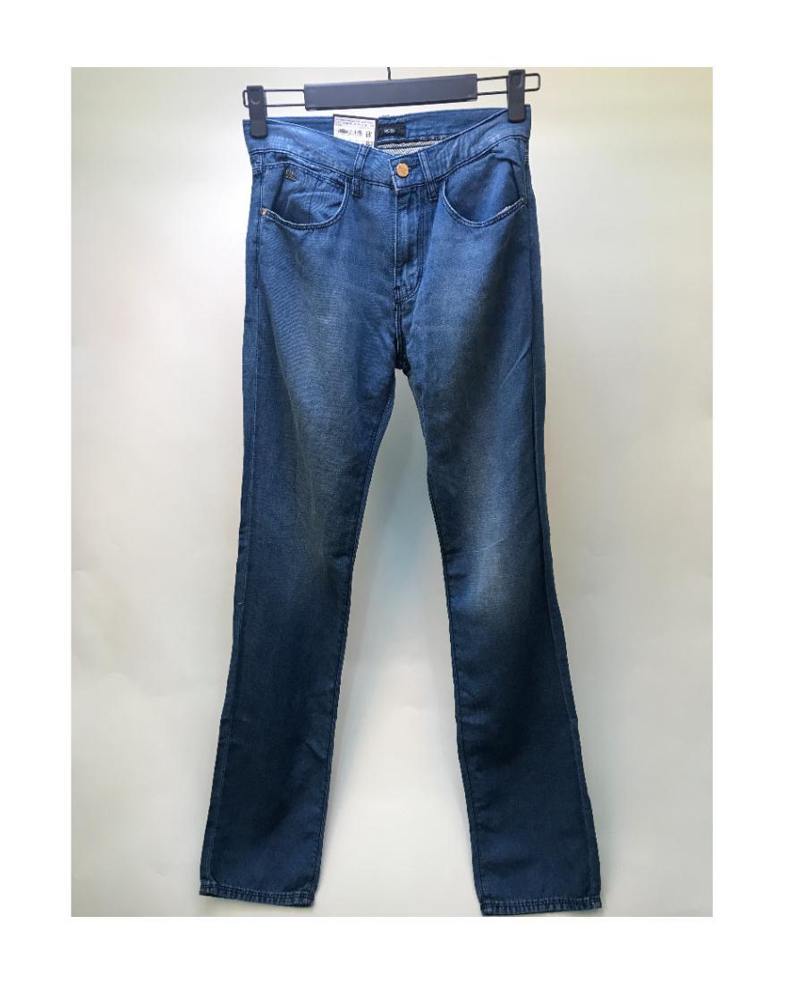 HUGO BOSS Logo Details Jeans In Blue Product Image