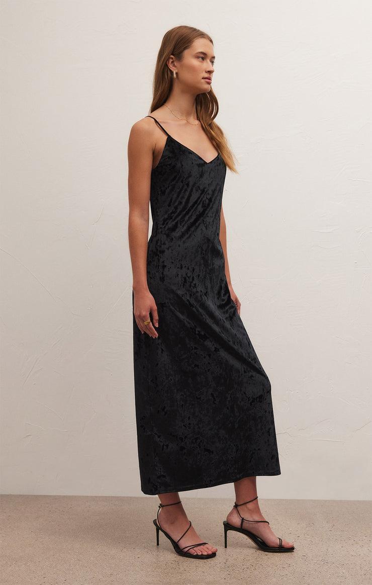Selina Crushed Velvet Midi Dress *FS Product Image
