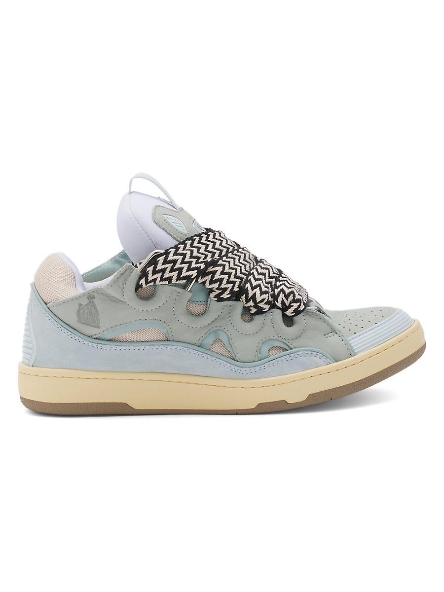 Lanvin Unisex Leather Curb Sneakers Product Image