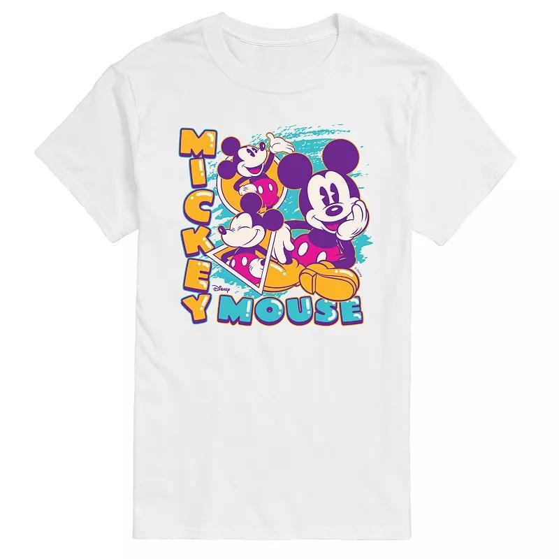 Disneys Mickey Mouse Mens Vintage Bootleg Graphic Tee Product Image