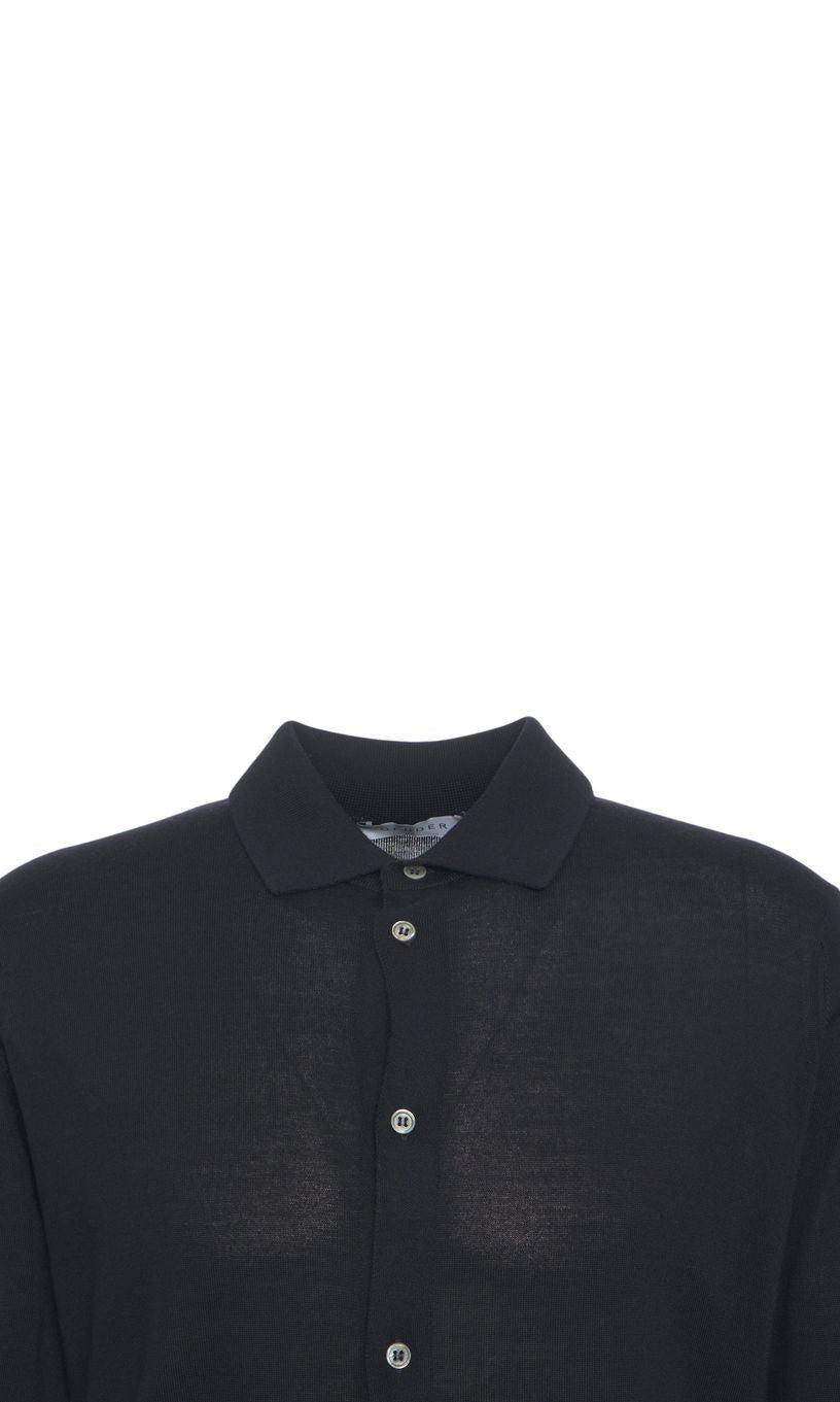 Knit virgin wool shirt Product Image