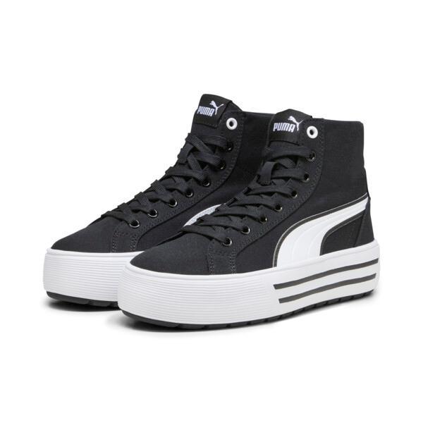 PUMA Kaia 2.0 Mid Women's Sneakers in Black/White Product Image