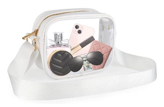Lior Clear Bag Stadium Approved - Clear Crossbody Purse Bag, with Adjustable Shoulder Strap Product Image