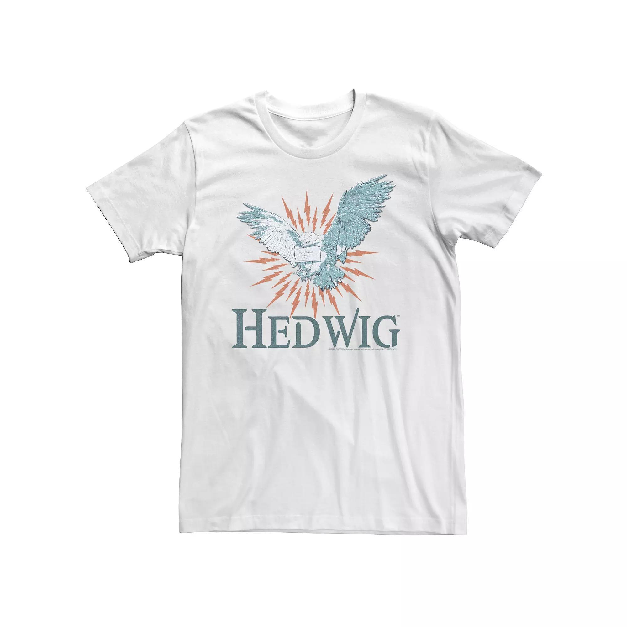 Big & Tall Harry Potter Hedwig Mail Delivery Portrait Tee, Men's, Size: 4XLT, White Product Image