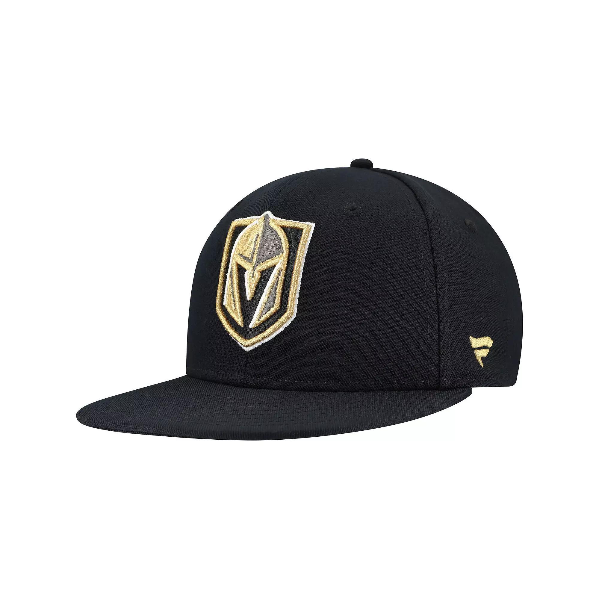 Mens Fanatics Black Vegas Golden Knights Core Fitted Hat Product Image