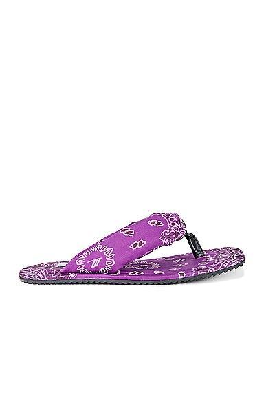 Bandana Printed Indie Flat Thong Sandal Product Image