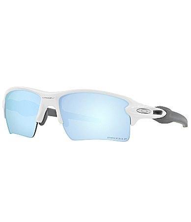 Oakley Mens OO9188 Flak 2.0 XL 59mm Polarized Rectangle Sunglasses - Matte Black/Prizm Deep Water Product Image